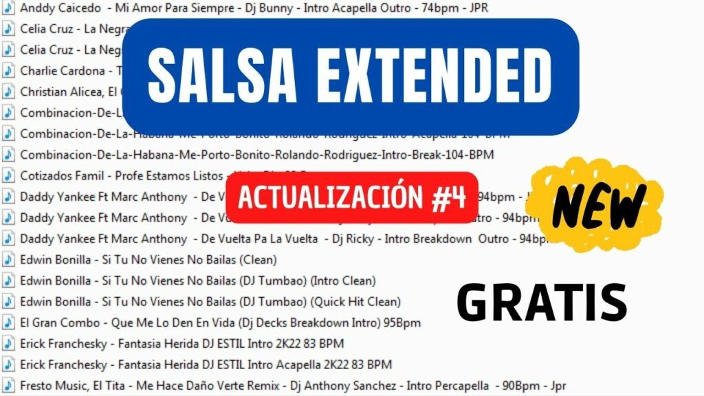 Salsa Remix Extended Agosto 2022 – #4