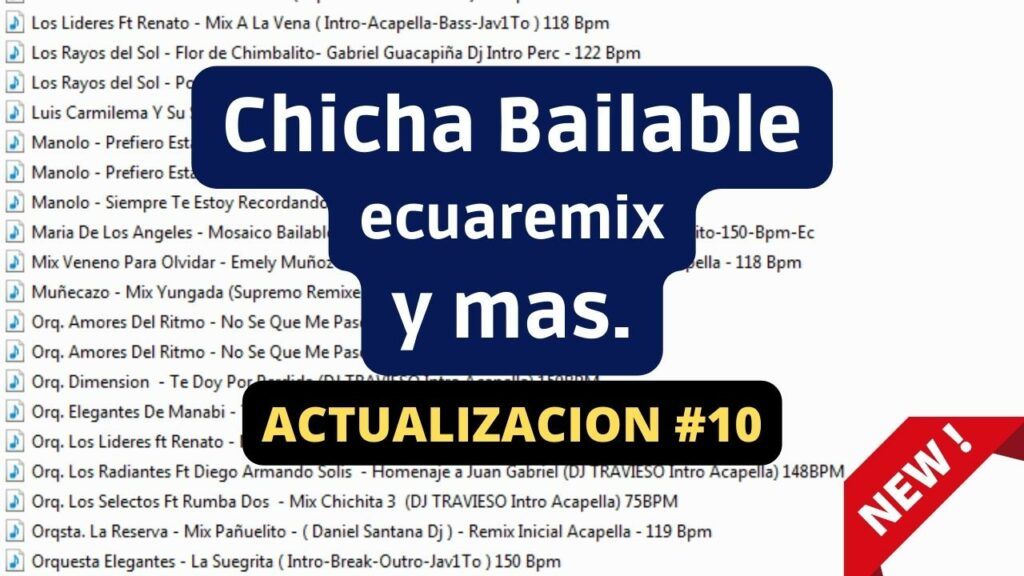 Chicha Ecuatoriana Bailable 2022 – #10