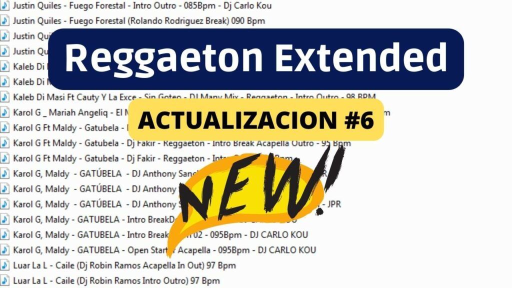 Pack Reggaeton 2022 Extended – #6