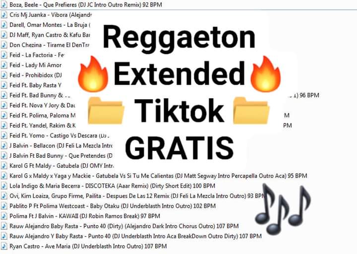 Reggaeton Extended Tiktok Octubre 2022 – #8