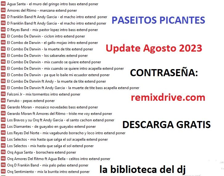 Pack De Paseitos Picantes Ecuatorianos Agosto 2023