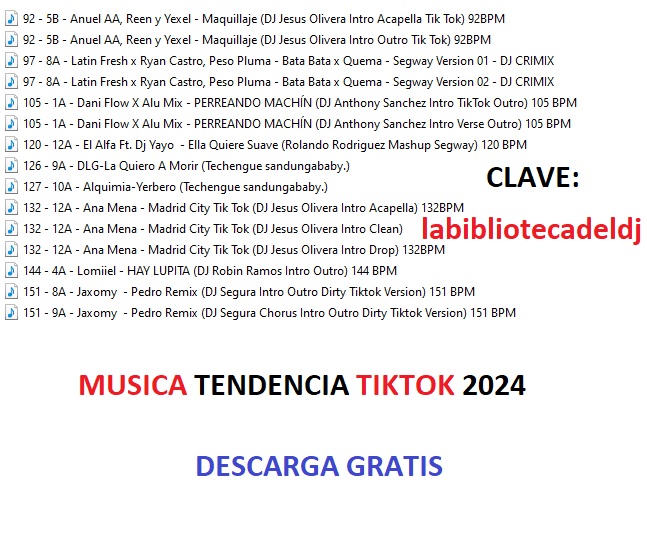 Pack De Musica Tiktok Extended Mayo 2024