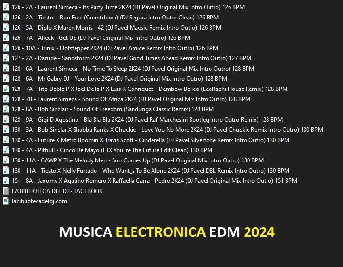 Musica Electronica EDM Pack Junio 2024