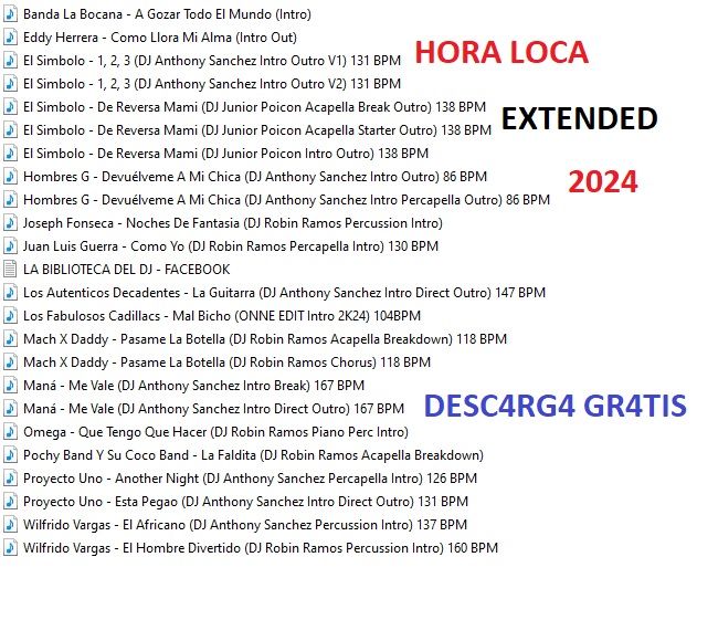 Hora Loca Clasica Pack Junio 2024