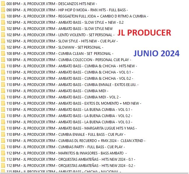 Jl Producer 2024 Pack Junio Actualizacion Gr4tis