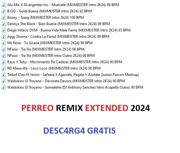 Perreo Marroneo Pack Remix Julio 2024