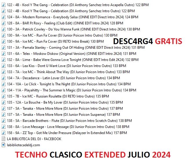 Tecnho Clasico Pack Julio 2024