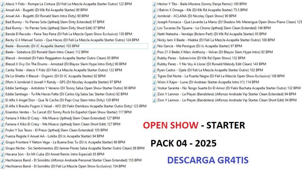 PACK OPEN SHOW JUNIO 2025 – #4