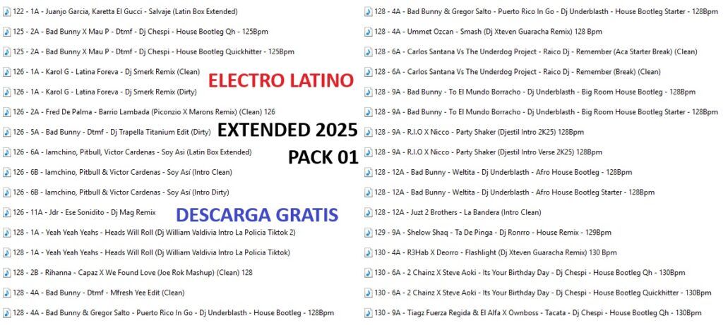 ELECTRO LATINO EXTENDED 2025 – #1