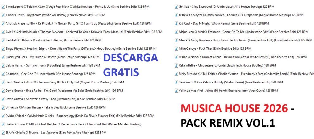 MUSICA HOUSE EXTENDED 2026 – PACK 1
