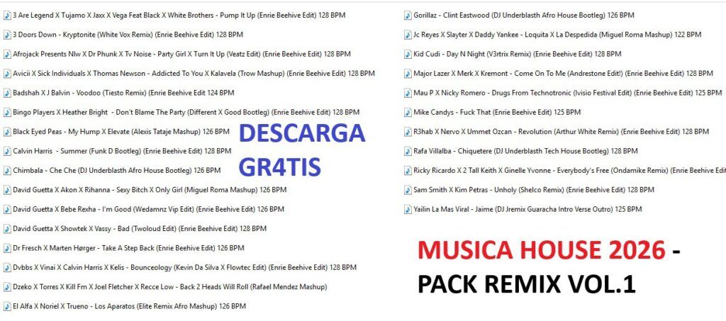 MUSICA HOUSE EXTENDED 2026 – PACK 1