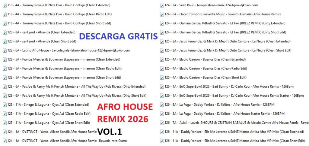 AFRO HOUSE EXTENDED 2026 – VOL. 1